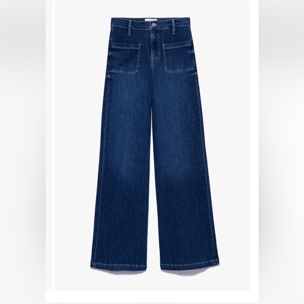Frame Le Bardot Wide Leg jeans